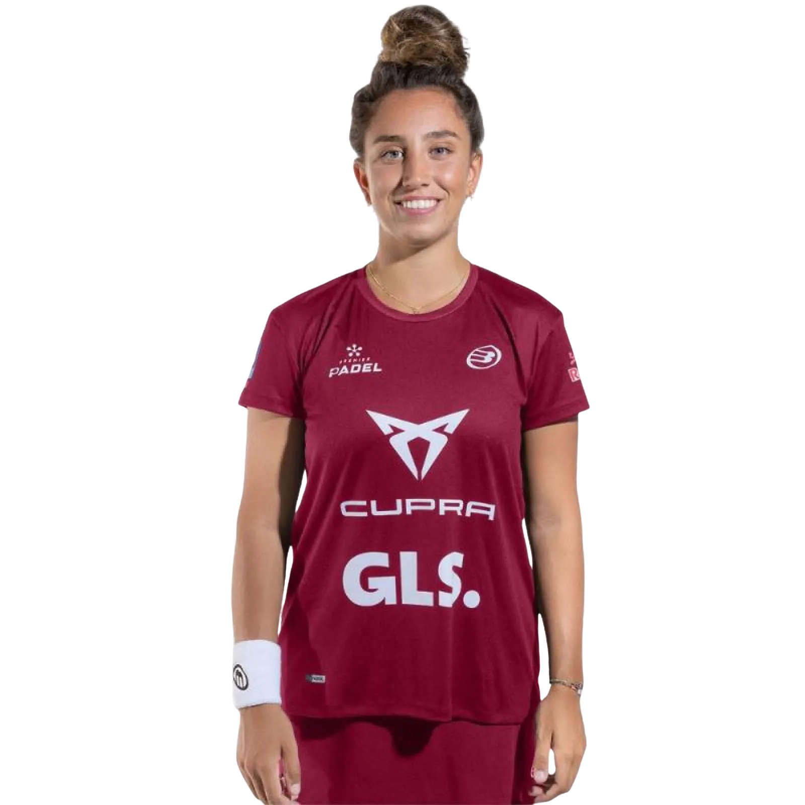 Camiseta Bullpadel Bea Gonzalez Premier Padel Etico Cereza
