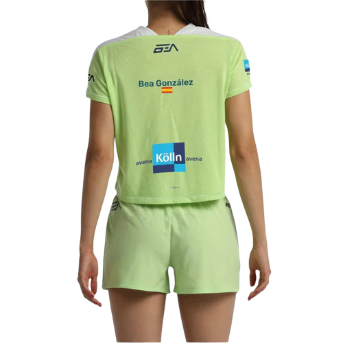 Camiseta Bullpadel Bea Gonzalez Premier Padel Bilma Verde Manzana