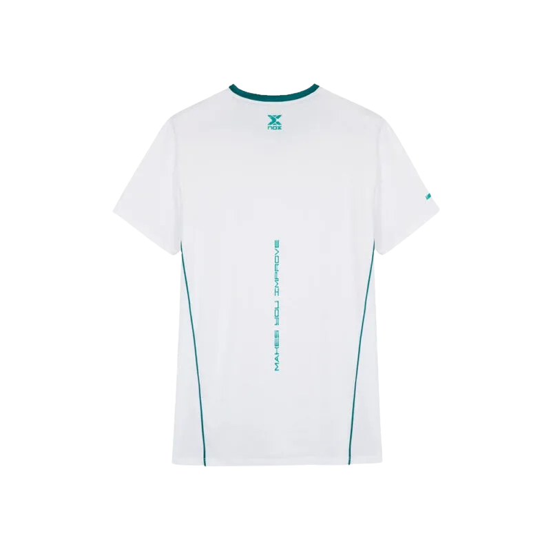 Camiseta Nox Pro Blanco Verde Ivy