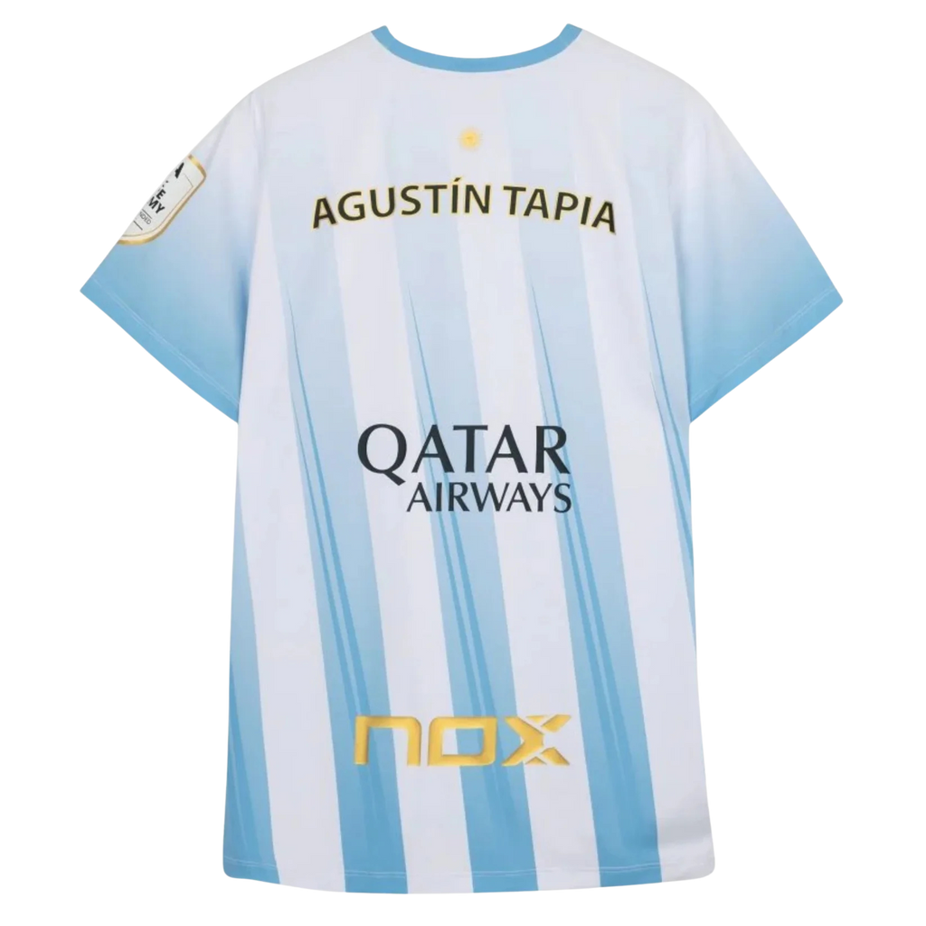 Camiseta Nox Agustin Tapia Sponsors AT10 Azul Claro