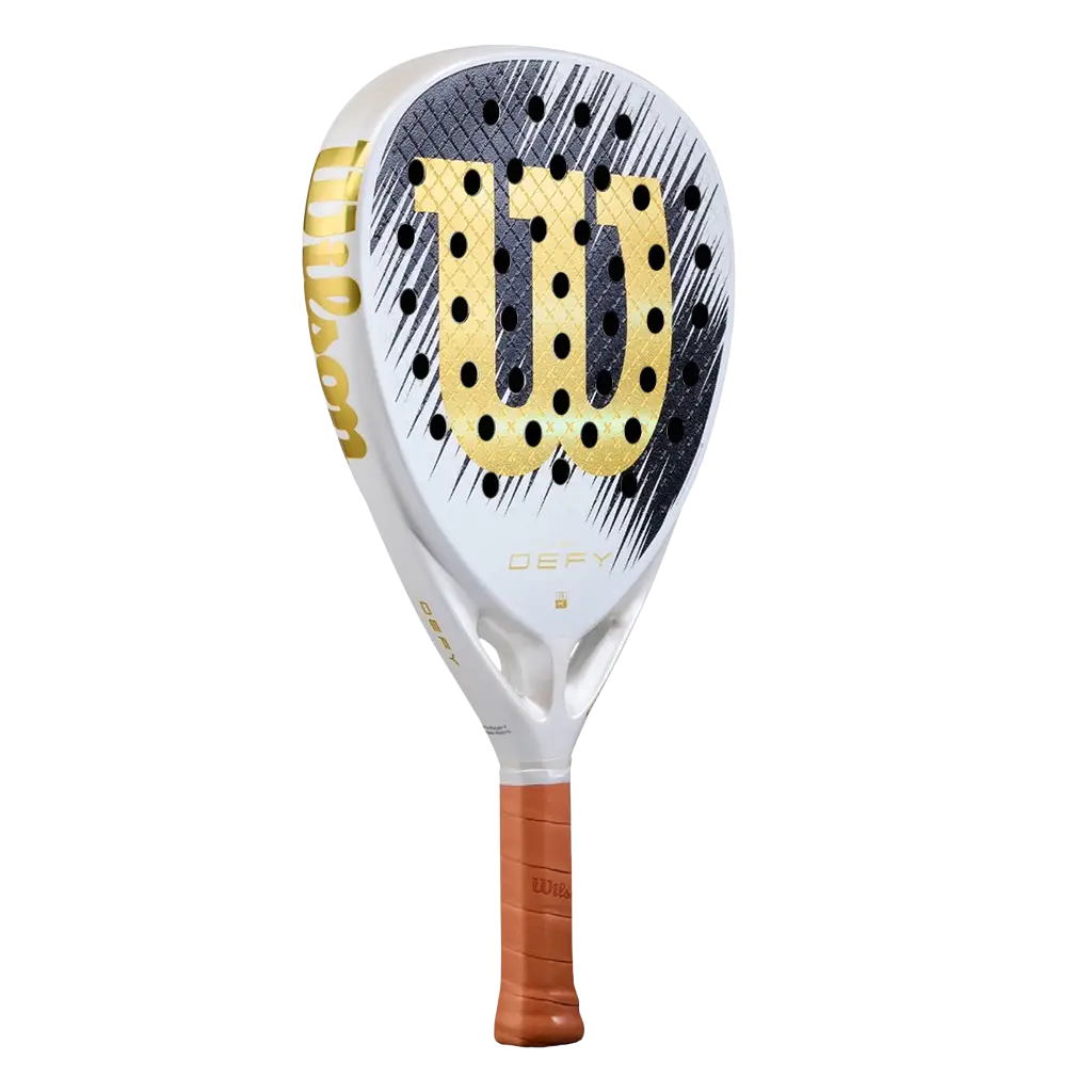Pala Wilson Defy V1 Blanco Oro