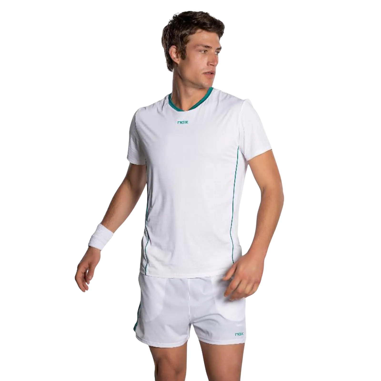 Camiseta Nox Pro Blanco Verde Ivy
