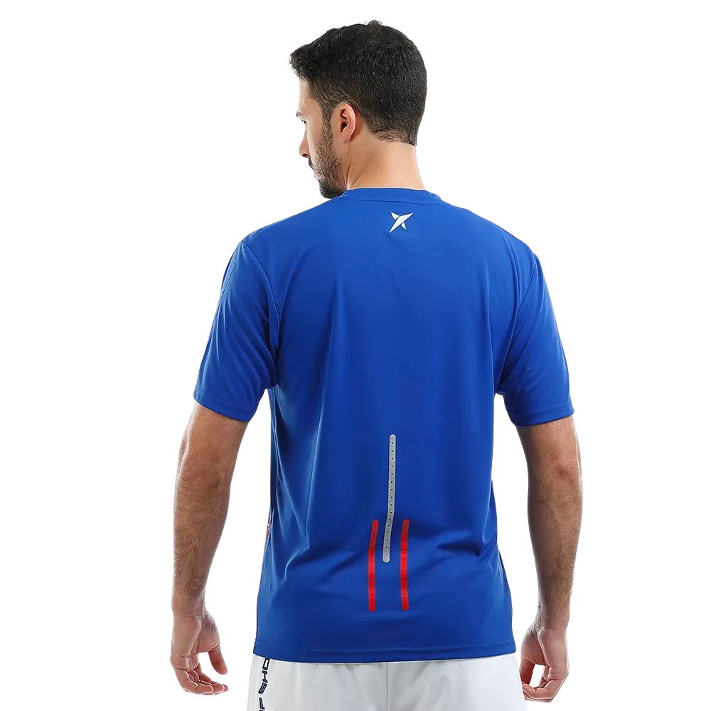 Camiseta Drop Shot JMD Heritage Azul