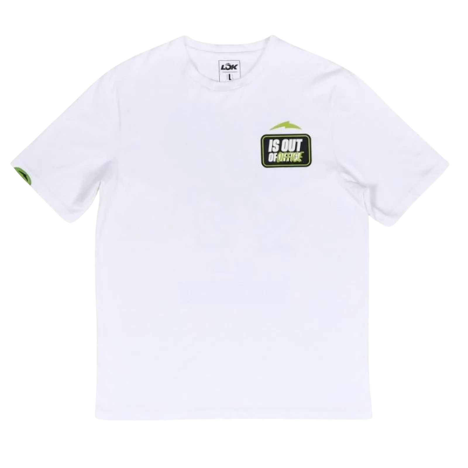 Camiseta Lok Out Of Office Blanco