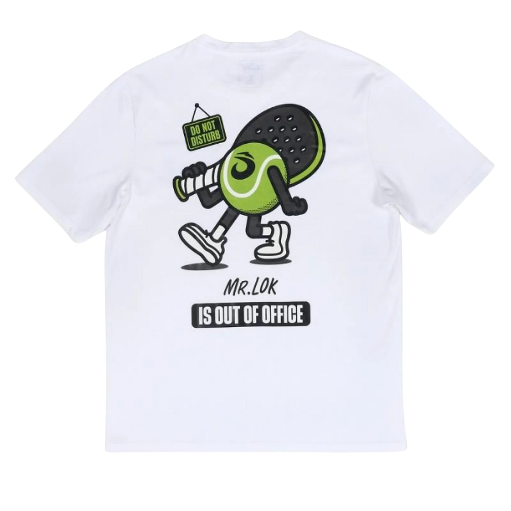 Camiseta Lok Out Of Office Blanco