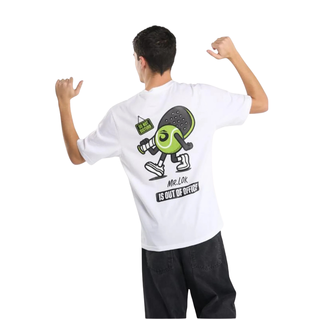 Camiseta Lok Out Of Office Blanco