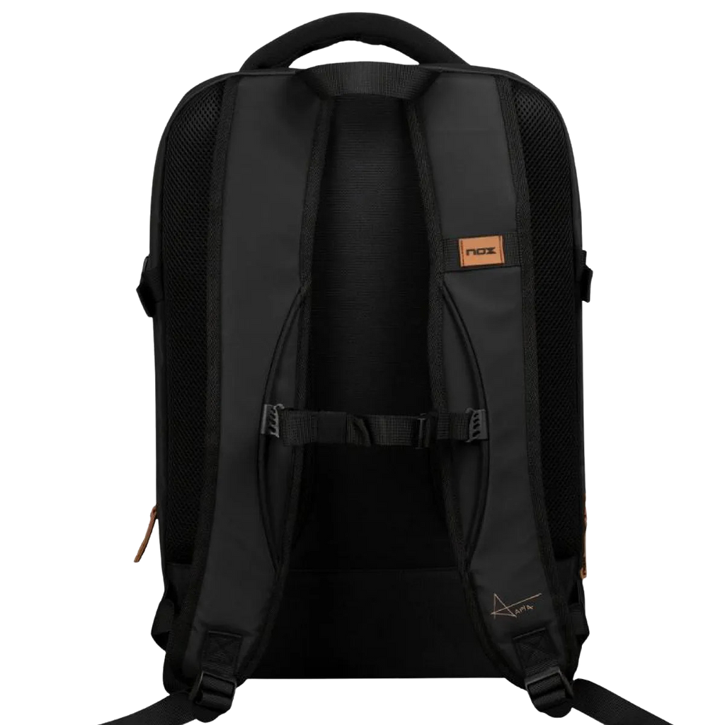 Mochila Nox At10 Luxury Open Series Negro Marron