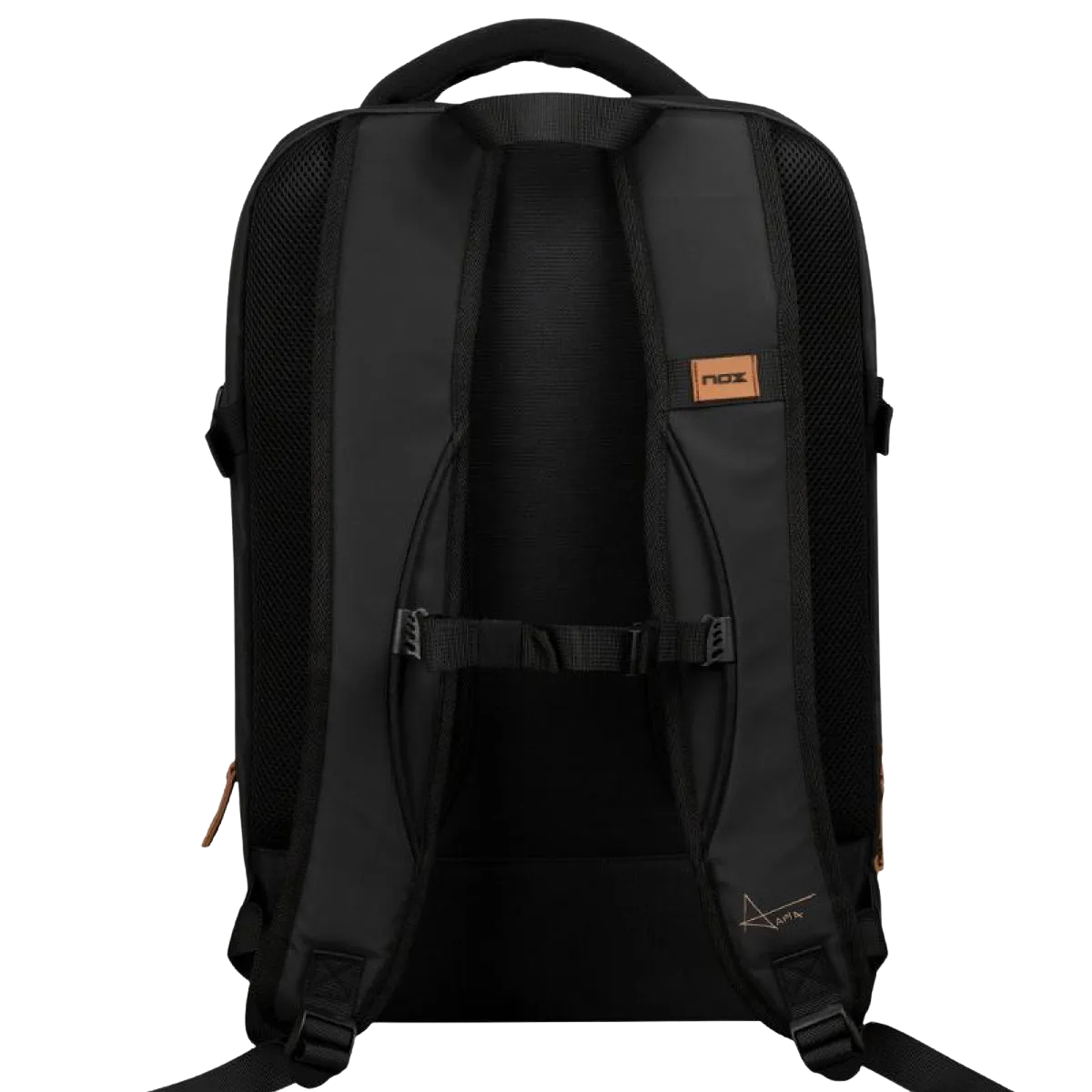 Mochila Nox At10 Luxury Open Series Negro Marron