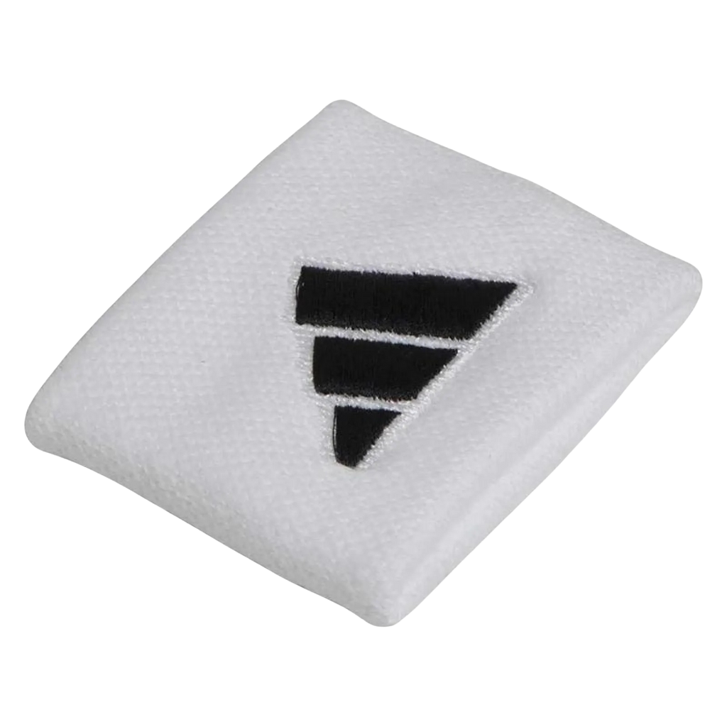 Munequeras Adidas Cortas Blanco Negro 2 Unidades