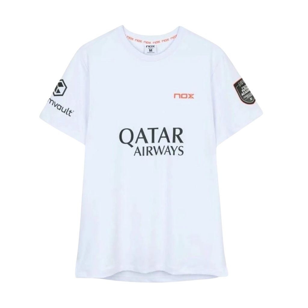 Camiseta Nox Agustin Tapia Sponsors AT10 Blanco 2026