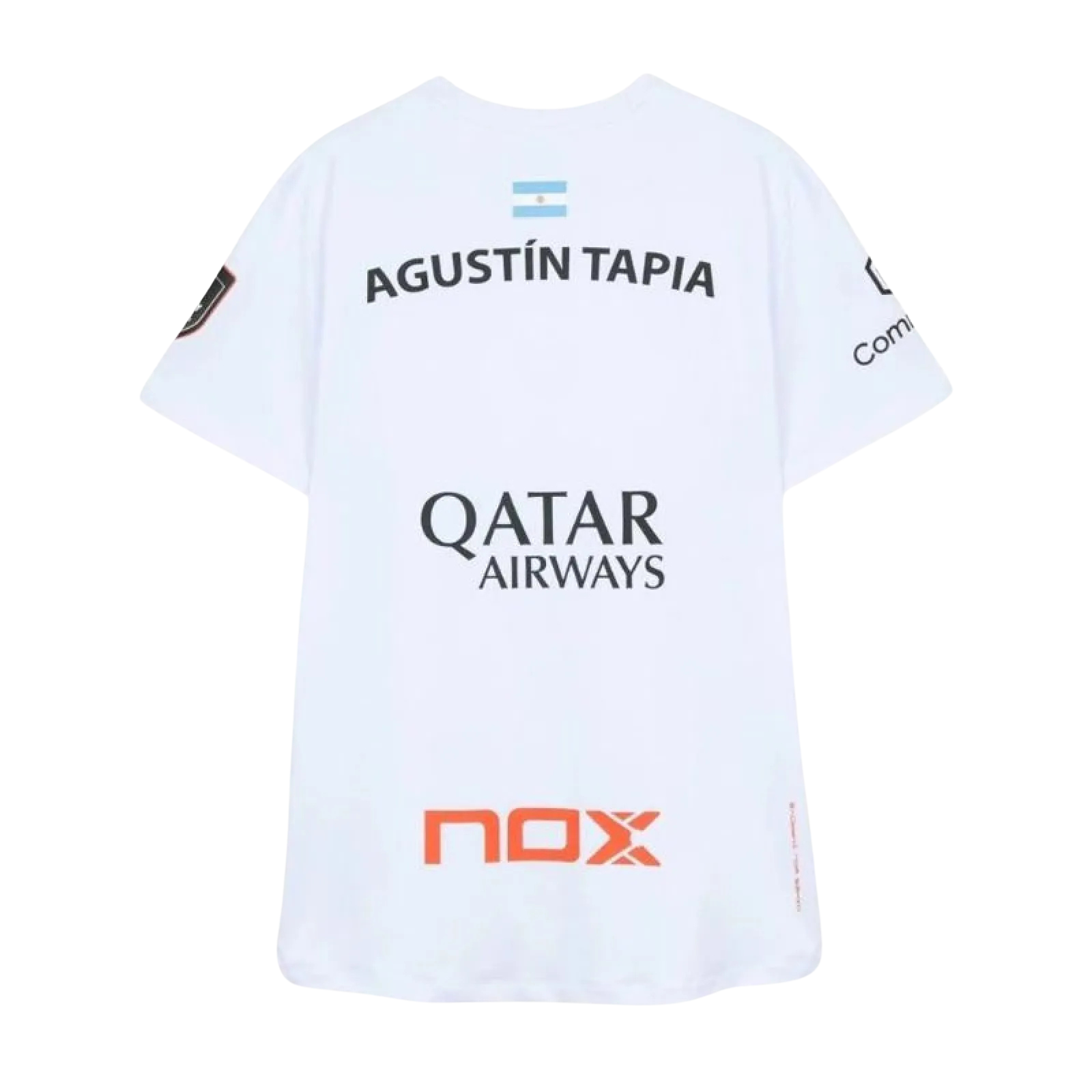 Camiseta Nox Agustin Tapia Sponsors AT10 Blanco 2026