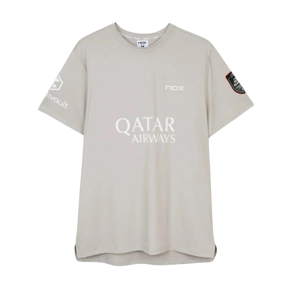Camiseta Nox Agustin Tapia Sponsors AT10 Gris Claro 2026
