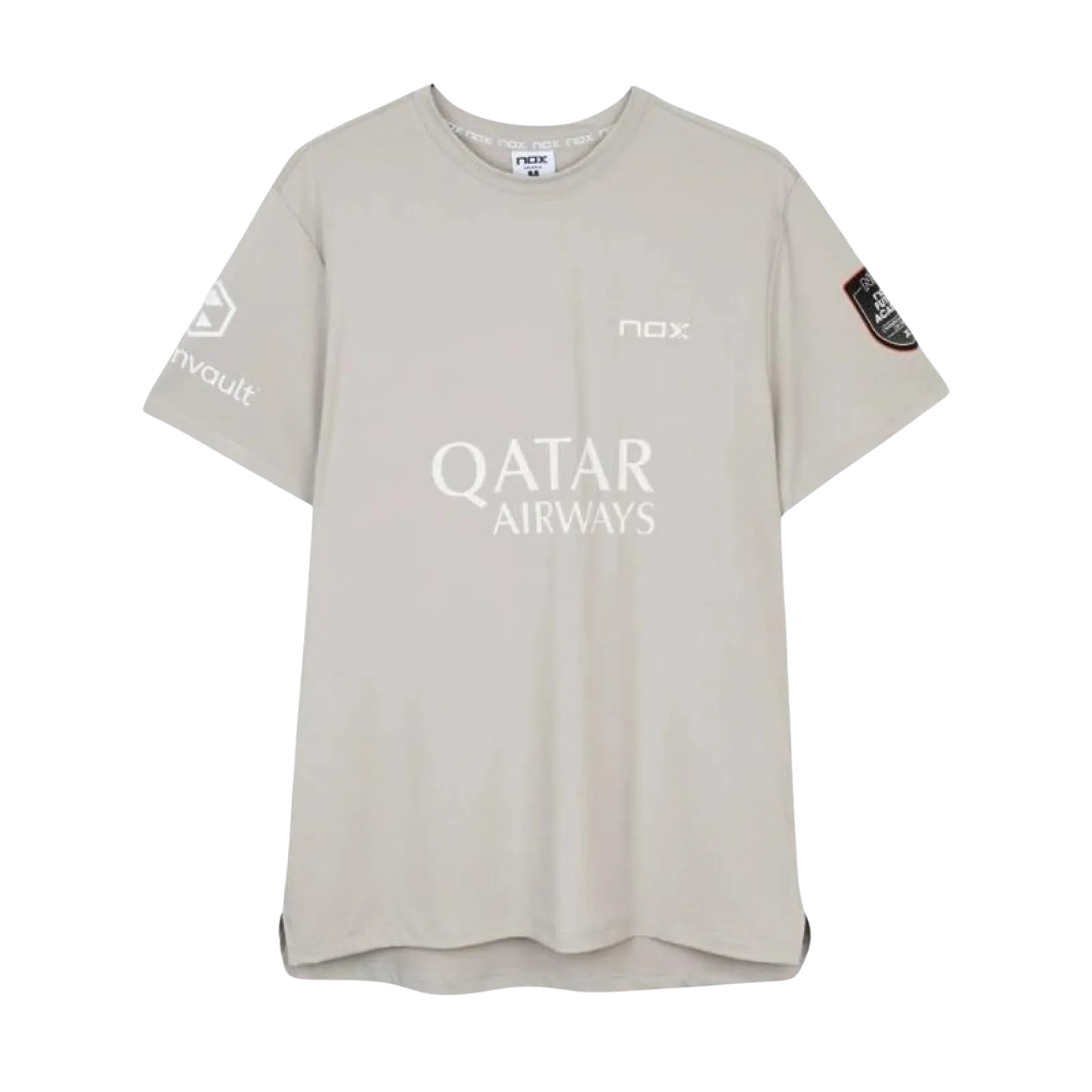 Camiseta Nox Agustin Tapia Sponsors AT10 Gris Claro 2026