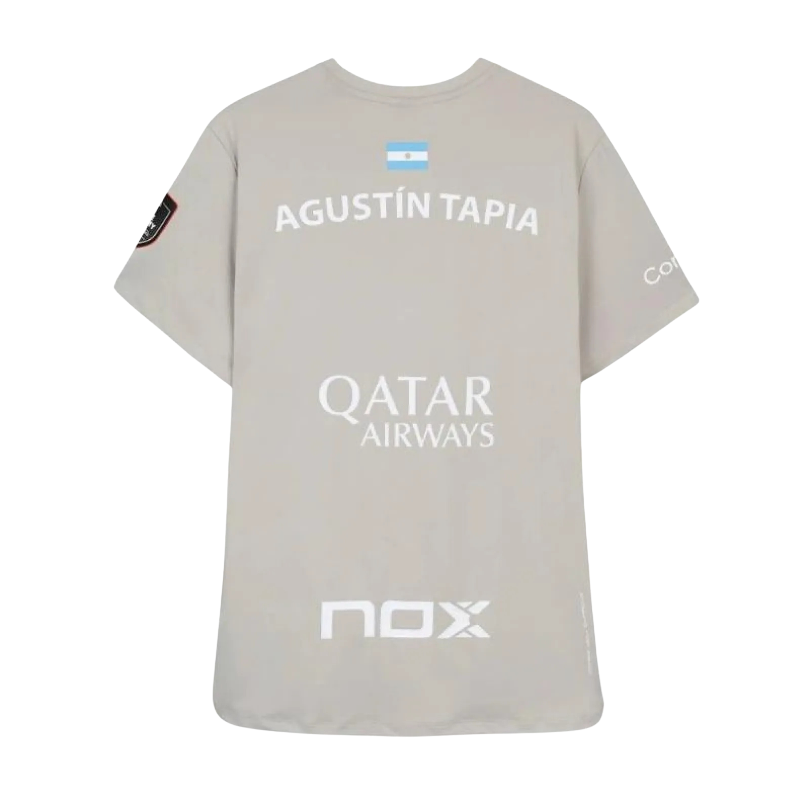 Camiseta Nox Agustin Tapia Sponsors AT10 Gris Claro 2026