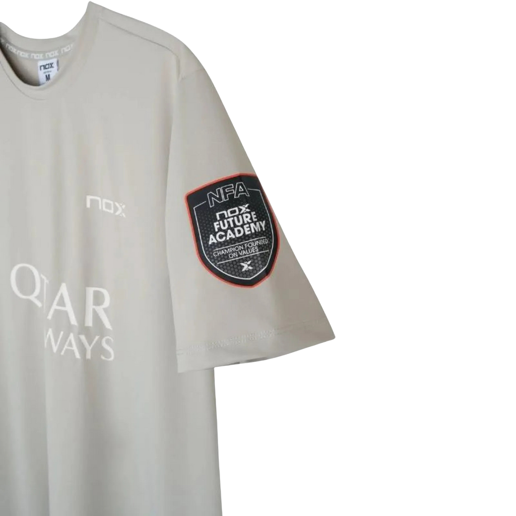Camiseta Nox Agustin Tapia Sponsors AT10 Gris Claro 2026