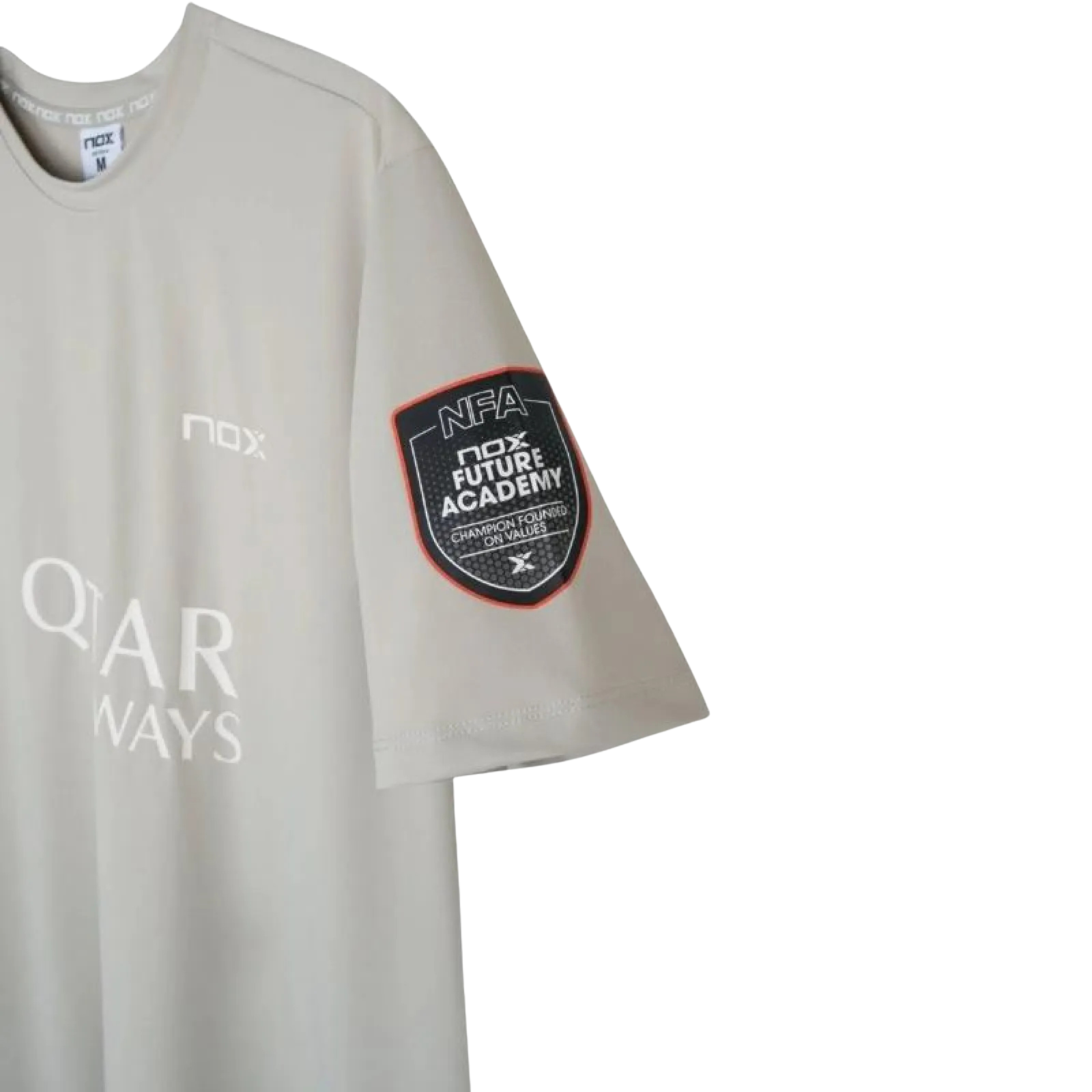 Camiseta Nox Agustin Tapia Sponsors AT10 Gris Claro 2026