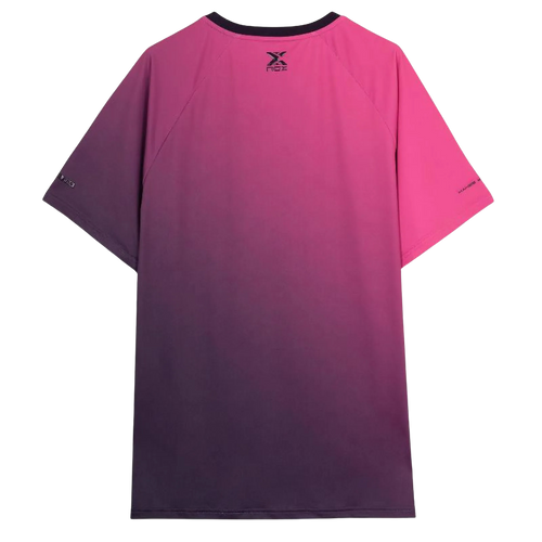 Camiseta Nox Pro Morado Rosa Degradado