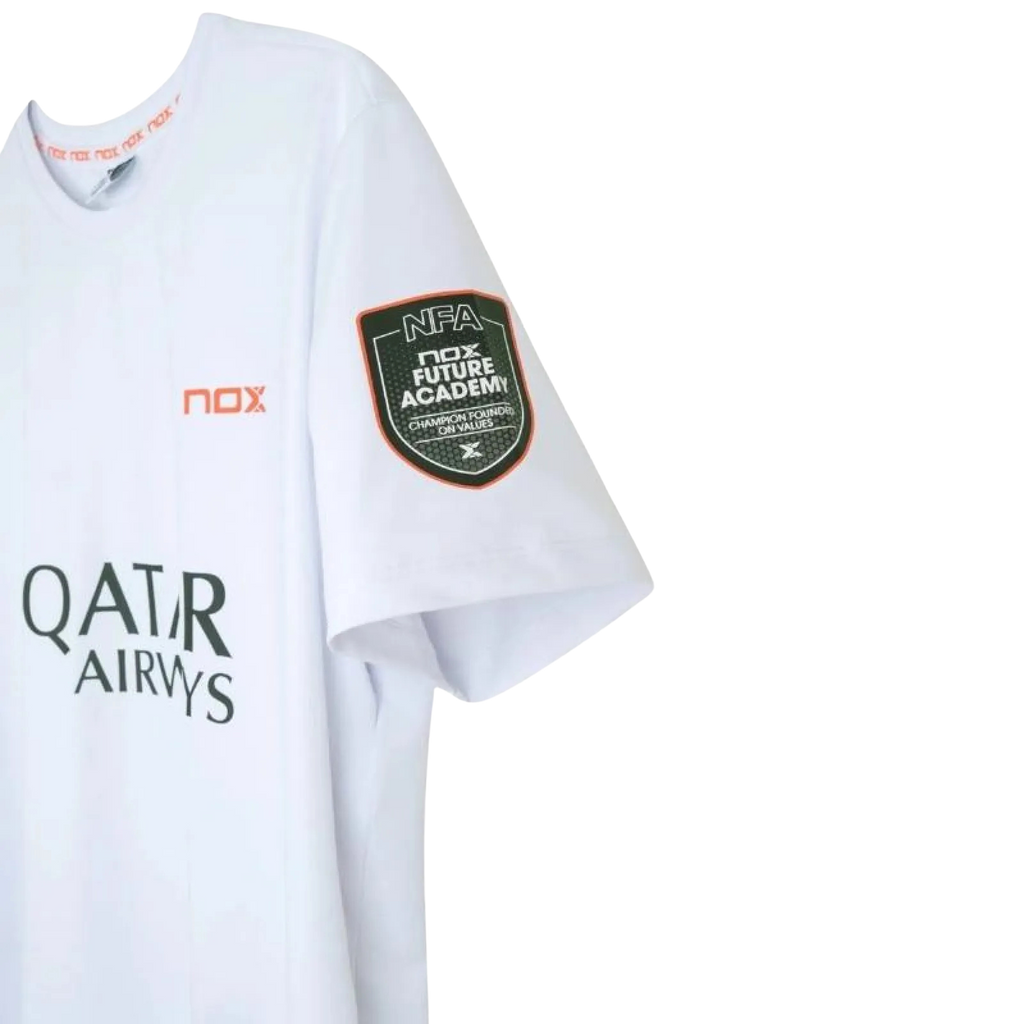 Camiseta Nox Agustin Tapia Sponsors AT10 Blanco 2026