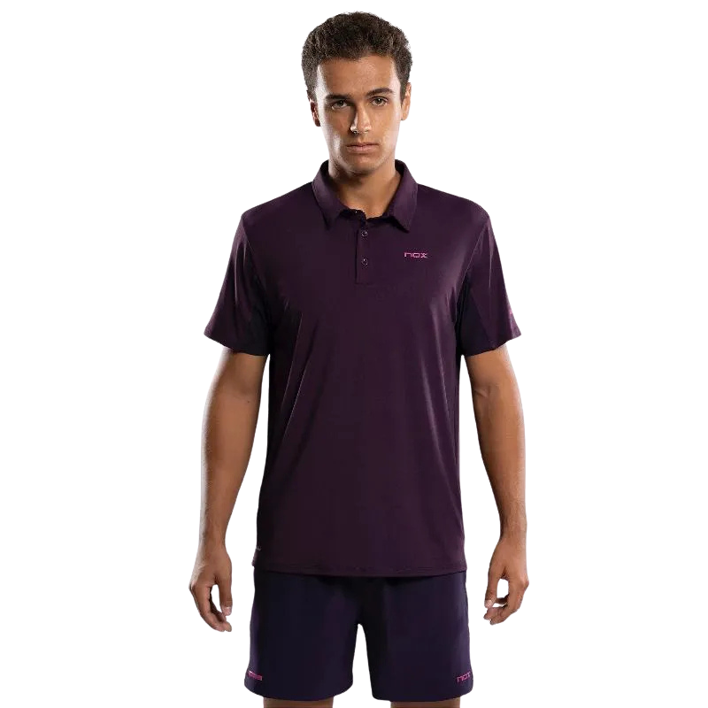 Polo Nox Pro Morado Oscuro