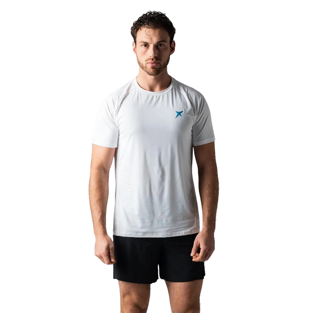 Camiseta Drop Shot Lucas Campagnolo Perfomance Blanco