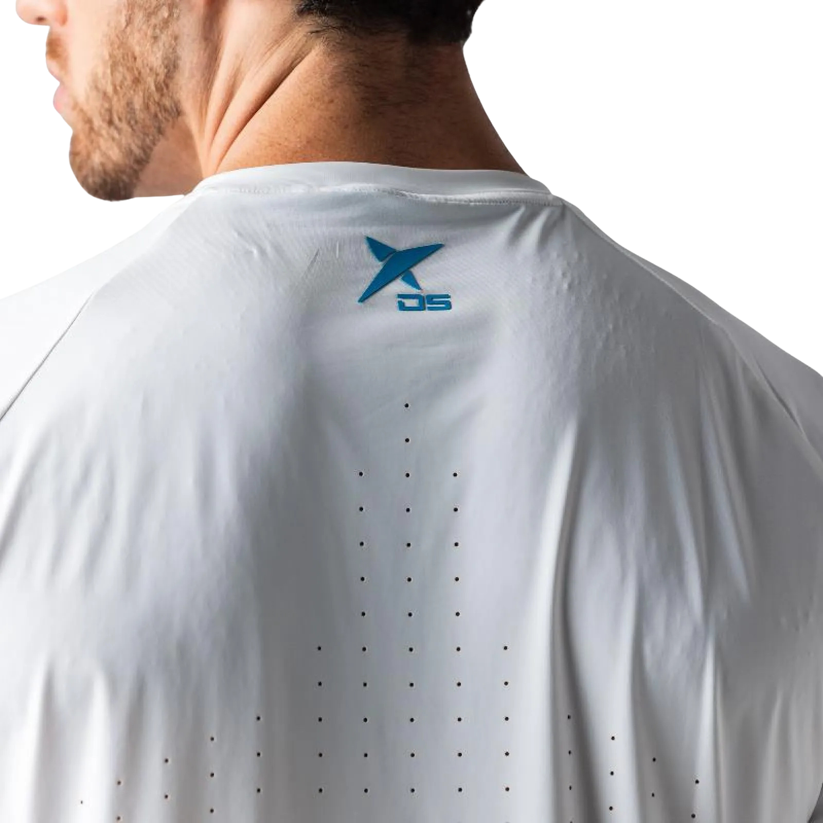 Camiseta Drop Shot Lucas Campagnolo Perfomance Blanco