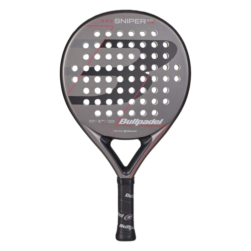 Pala Bullpadel Sniper 2.0 Control Gris Oscuro 2026