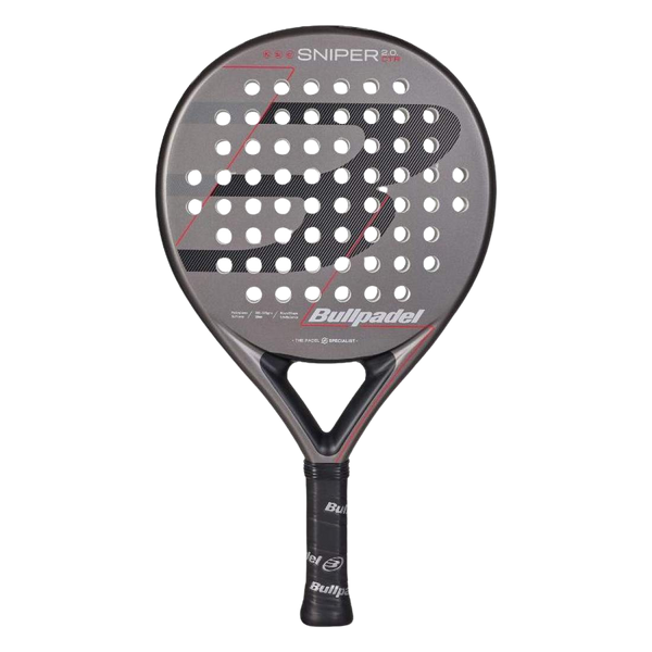Pala Bullpadel Sniper 2.0 Control Gris Oscuro 2026