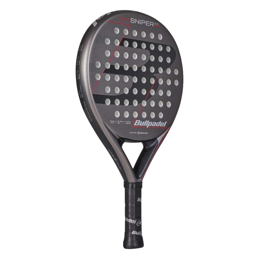 Pala Bullpadel Sniper 2.0 Control Gris Oscuro 2026