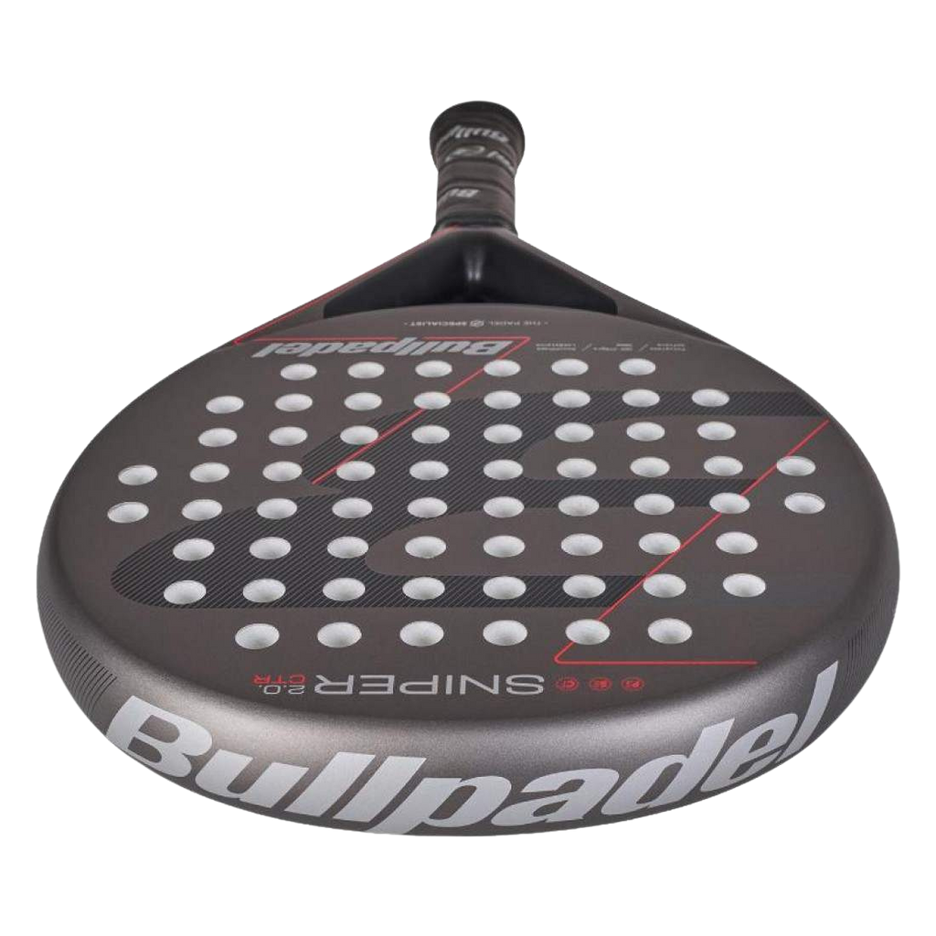 Pala Bullpadel Sniper 2.0 Control Gris Oscuro 2026
