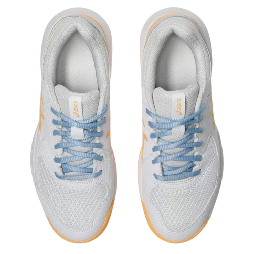 Zapatillas Asics Gel Dedicate 8 Padel Blanco Naranja Mujer