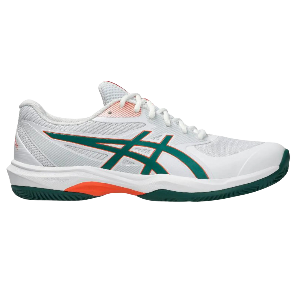 Zapatillas Asics Game FF Padel Blanco Verde Naranja