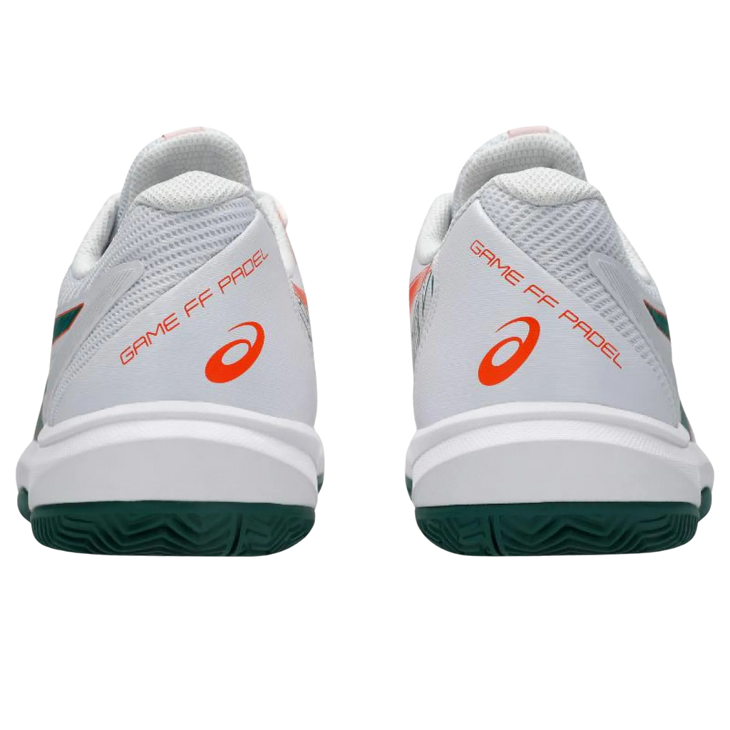 Zapatillas Asics Game FF Padel Blanco Verde Naranja