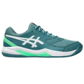 Zapatillas Asics Gel Dedicate 8 Padel Verde Pino Blanco