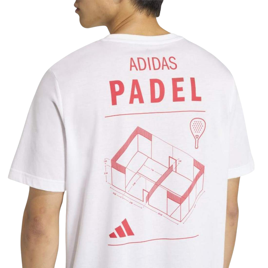 Camiseta Adidas Padel Graphic Blanco