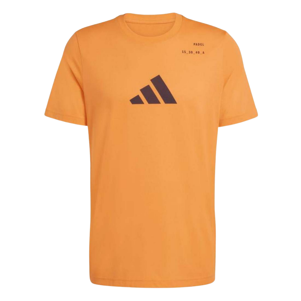 Camiseta Adidas Padel Graphic Naranja