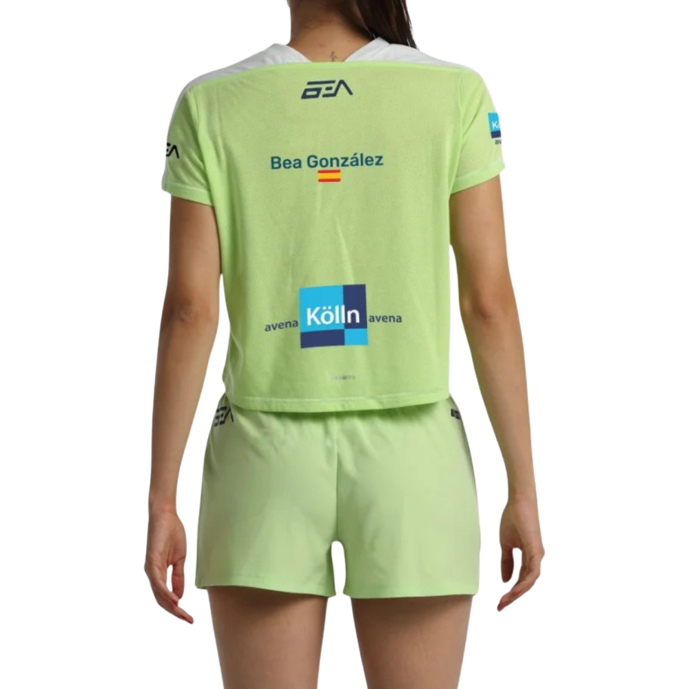 Camiseta Bullpadel Bea Gonzalez Premier Padel Blima Verde Manzana