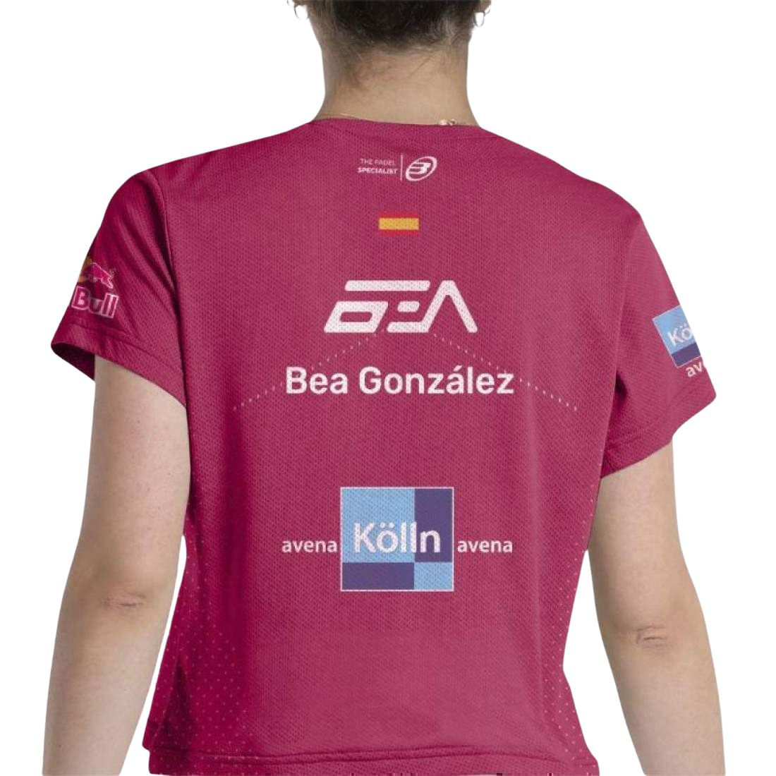 Camiseta Bullpadel Bea Gonzales Premier Padel Etico Cereza