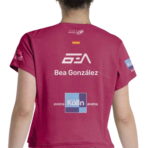Camiseta Bullpadel Bea Gonzalez Premier Padel Etico Cereza