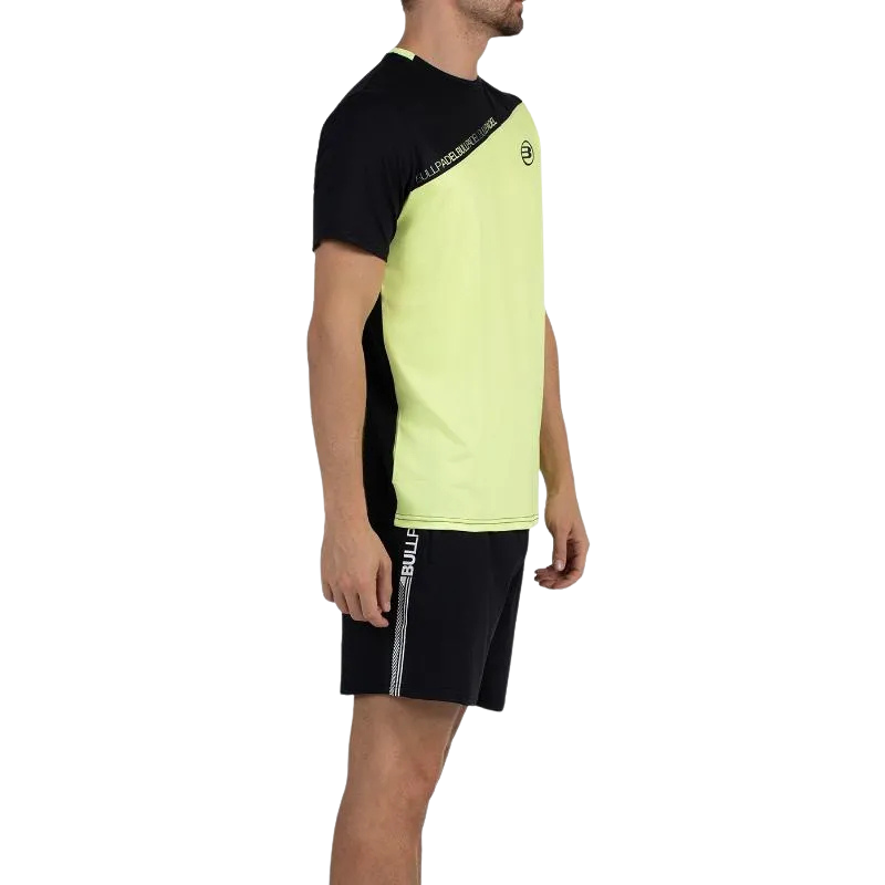 Camiseta Bullpadel Summit Amarillo Azufre Fluor
