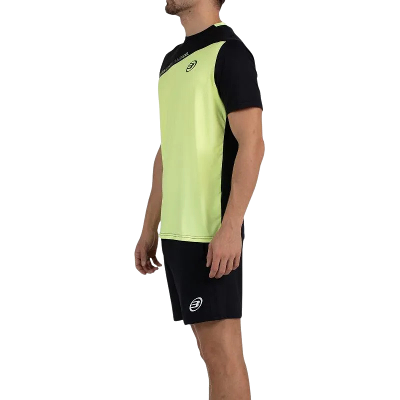 Camiseta Bullpadel Summit Amarillo Azufre Fluor