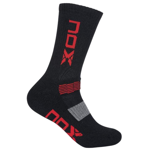 Calcetines Nox Pro Negro Rojo
