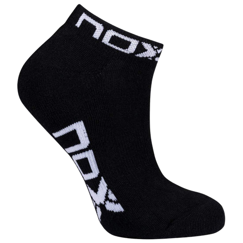 Calcetines Nox Tobillero Negro Blanco 1 Par